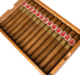 Buy Henry Clay War Hawk Churchill Cigar Online: The War Hawk cigar is aptly named, as it is a bit rebellious in going against its own tradition by not using a Connecticut Broadleaf wrapper –as do most other Henry Clay brands. The “Hawkish” cigar is a complex cigar, boasting unique flavors, with plenty of spice. This medium-bodied blend sports an Ecuadorian Connecticut wrapper, which houses a broadleaf binder and Honduran filler.