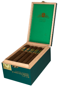 Buy Tiago Clásico Maduro by Luciano Online: With the main profile of the cigar described as bold but balanced, the Clasico Madruo is made with an Brazilian Arapiraca to give it a bold experience.