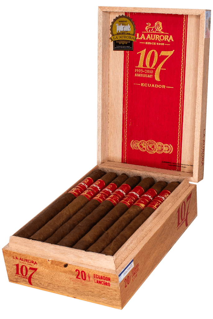 Buy La Aurora 107 Ecuador Lancero Online at Small Batch Cigar | Best ...