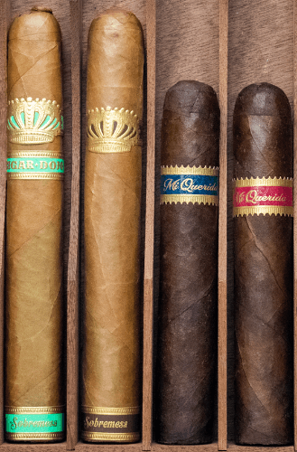 Buy the Dunbarton Brûleérida Sampler Online at Small Batch Cigar: This sampler features two Brûleé and two Mi Querida.