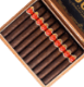 Buy HVC 500 Years Anniversary Online: The HVC 500th was created to celebrate the 500th anniversary of Havana, Cuba. The cigar is a 5 7/8 x 52 parejo known as the "tesoros" vitola, featuring a Nicaraguan Corojo 99 wrapper with a Nicaraguan binder and criollo 98 and corojo 99 fillers. 