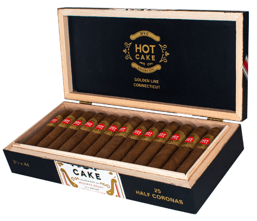 Buy HVC Hot Cake Golden Line Connecticut Half Corona Online at Small Batch Cigar