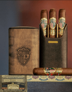 Buy The American Walnut Bison Cigar Case Online at Small Batch Cigar