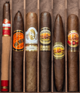 Buy the La Aurora Cigar Brand Sampler Online: This sampler features one cigar from La Aurora Cigars.