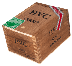 Buy HVC Cerro Corona Online: HVC Cerro paid tribute to one of the oldest neighborhoods in Havana, El Cerro. The blend of Cerro was made with a combination of the finest leaves from Jalapa and Estelí. HVC Cerro uses 3 years aged tobacco.