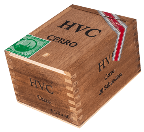 Buy HVC Cerro Corona Online: HVC Cerro paid tribute to one of the oldest neighborhoods in Havana, El Cerro. The blend of Cerro was made with a combination of the finest leaves from Jalapa and Estelí. HVC Cerro uses 3 years aged tobacco.