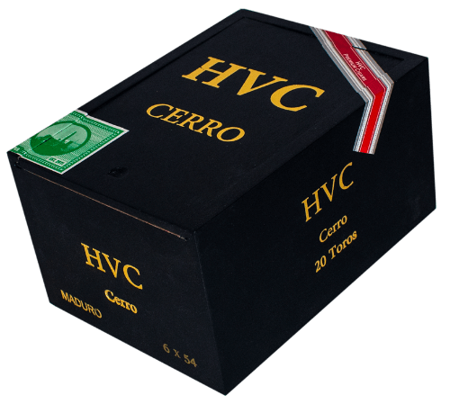 Buy HVC Cerro Maduro Toro Online: HVC Cerro paid tribute to one of the oldest neighborhoods in Havana, El Cerro. The blend of Cerro was made with a combination of the finest leaves from Jalapa and Estelí. HVC Cerro uses 3 years aged tobacco.