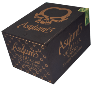 Buy Asylum 13 Medulla/Oblongata 7 x 70 Maduro Online at Small Batch Cigar