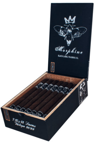 Buy Black Label Morphine 10 Year Anniversary Lancero (2024) Online at Small Batch Cigar