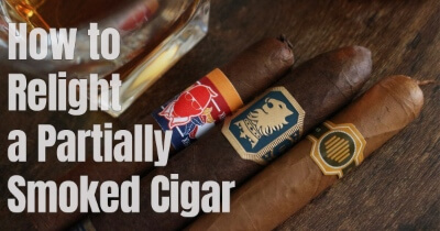 How to Relight a Partially Smoked Cigar