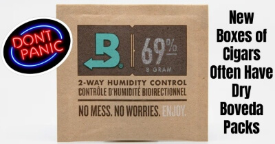 A Dry Boveda Pack is Actually a Good Sign
