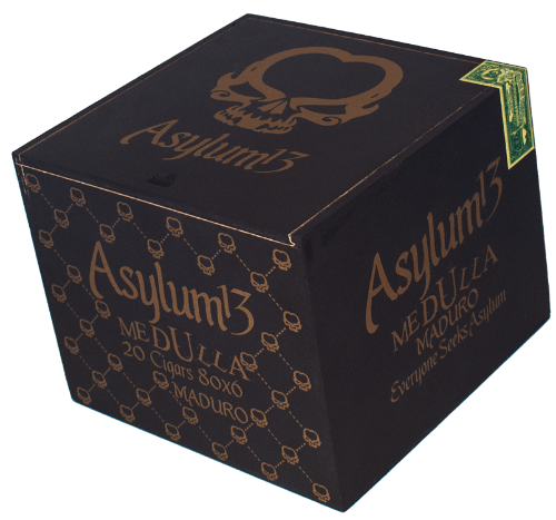 Buy Asylum 13 Medulla/Oblongata 6 x 80 Maduro Online at Small Batch Cigar