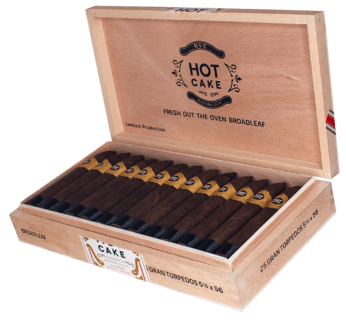 Buy HVC Hot Cake Fresh Out of the Oven Broadleaf Gran Torpedo Online at Small Batch Cigar
