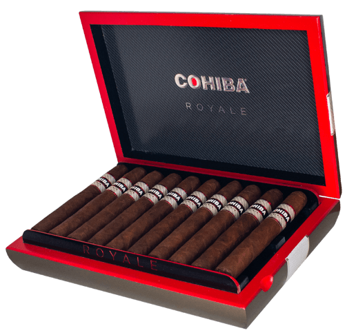 Buy Cohiba Royale Toro Royale Online: the first cigar that Cohiba has made in the Honduras, the Royale is a bold, refined cigar that Cohiba put their best tobacco in.
