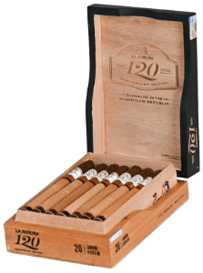 Buy La Aurora 120 Anniversary Lancero Online at Small Batch Cigar