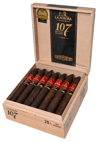 Buy La Aurora 107 USA Belicoso Online at Small Batch Cigar