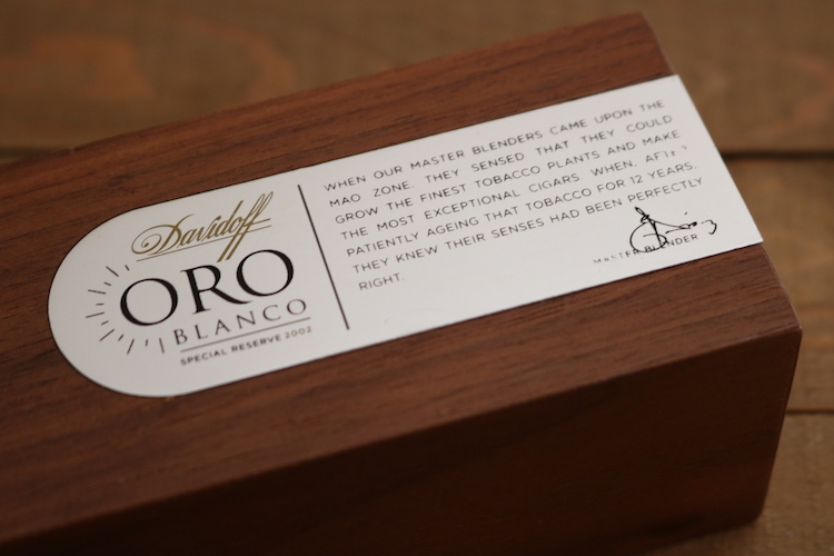 Davidoff Oro Blanco Review: Coffin Passage