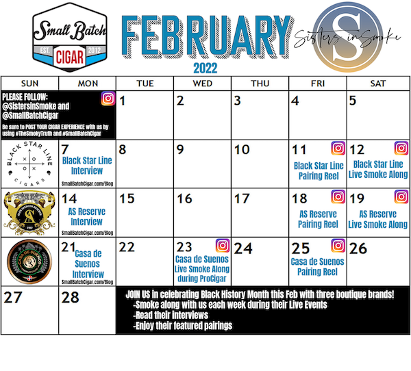 Black History Month Cigar Calendar