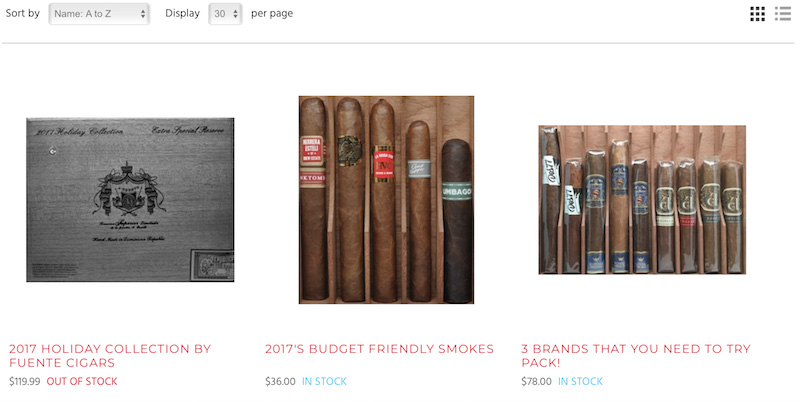 View Samplers at SmallBatchCigar.com